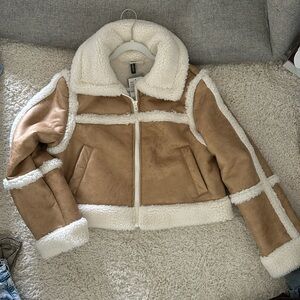 H&M teddy lined jacket